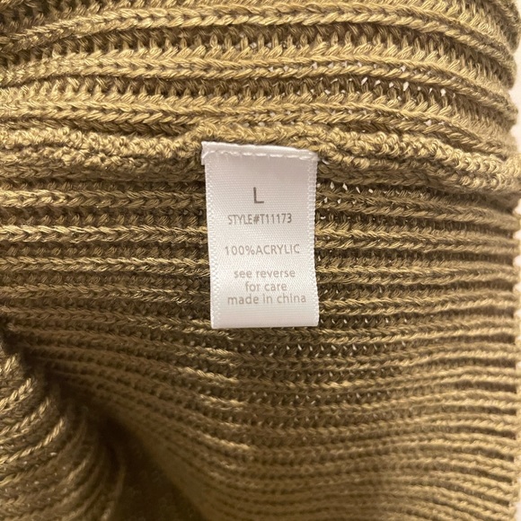 Boutique green sweater tank large - Picture 4 of 4